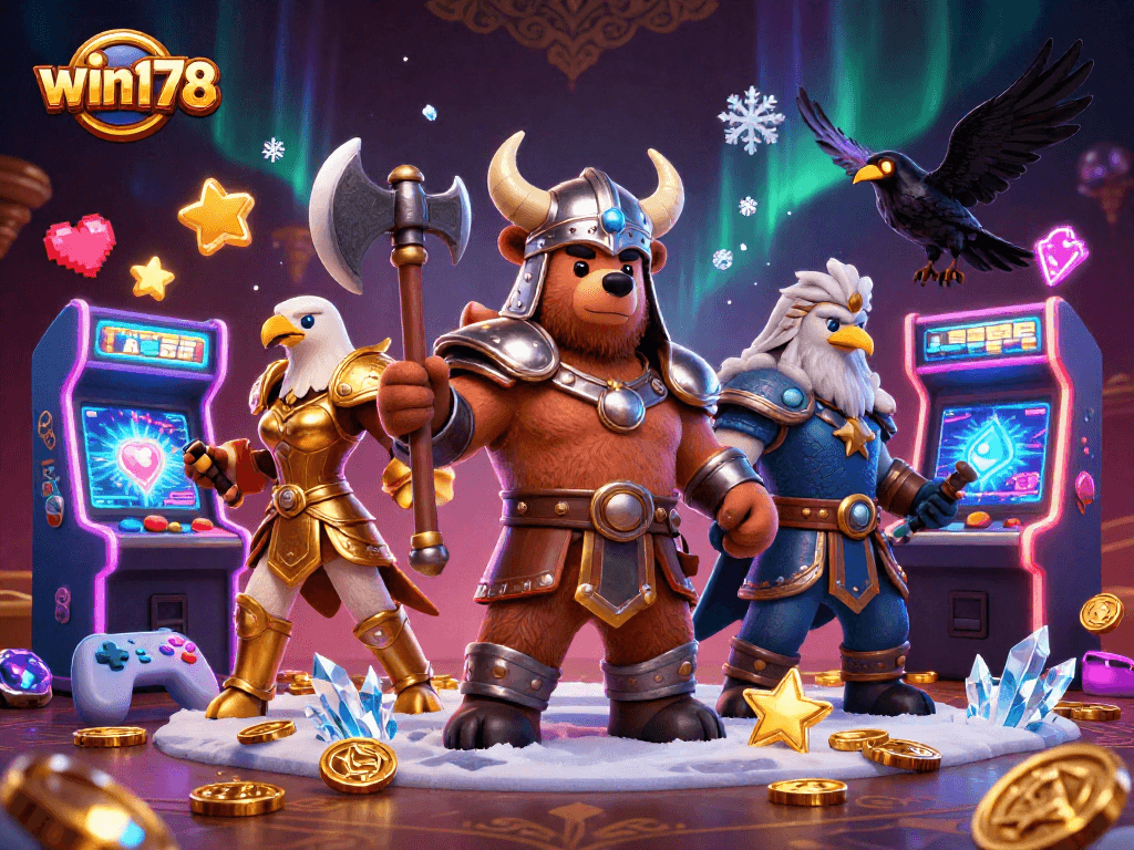 Menangkan permainan di win178 dengan Viking berserker dan Valkyrie di dunia slot dan togel.