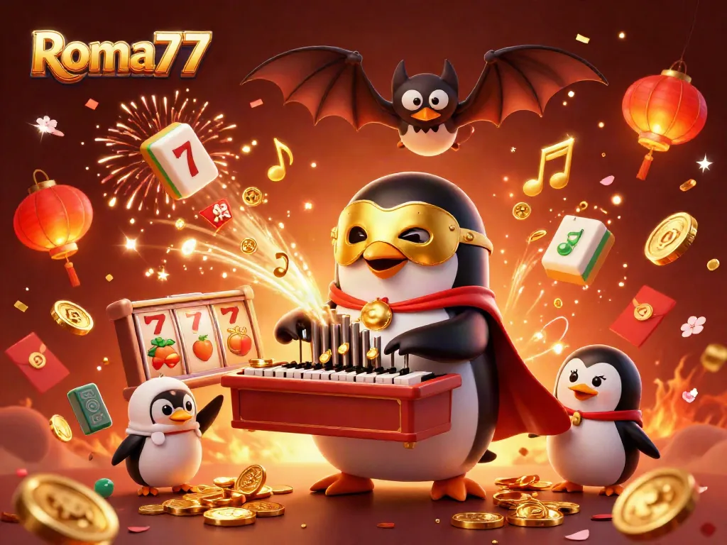 Experience thrilling wins at Roma77 with dynamic slots and vibrant gaming elements.