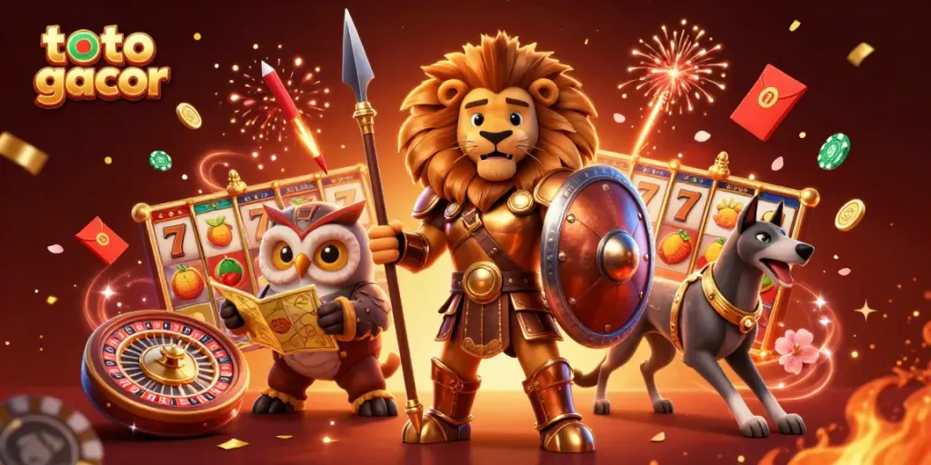 Memainkan toto gacor dengan karakter mengesankan dalam ilustrasi 3D dan elemen kasino yang kaya