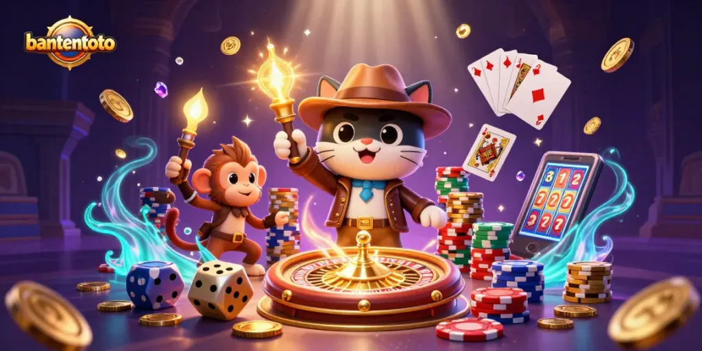 Menikmati permainan bantentoto sambil mengeksplorasi artefak kasino emas yang menakjubkan
