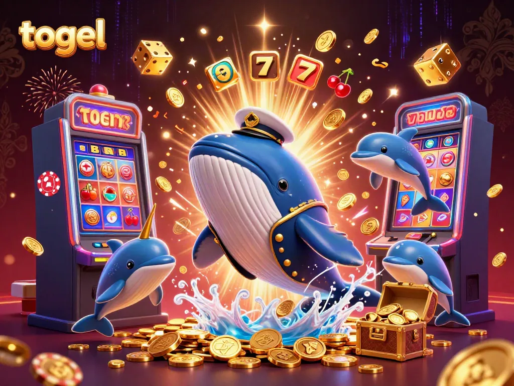 Memenangkan togel HK dengan visual menarik penuh simbol kasino dan jackpot
